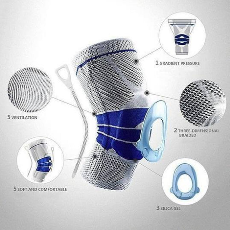 Professional Sports Running Knee Brace with Protective Strap