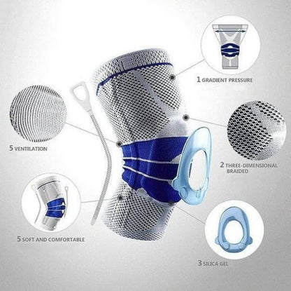 Professional Sports Running Knee Brace with Protective Strap